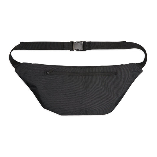 BLACK XL FANNY PACK FOR TRAVEL (WITH YOUR NAME)