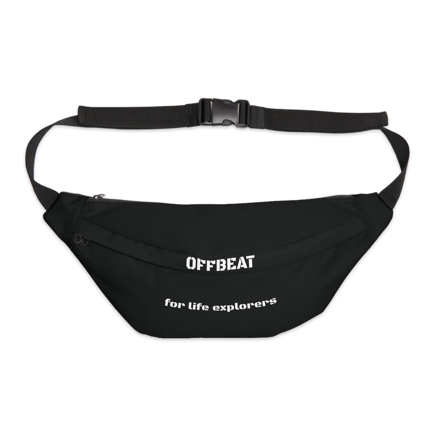 Black OFFBEAT Large Fanny Pack for travel