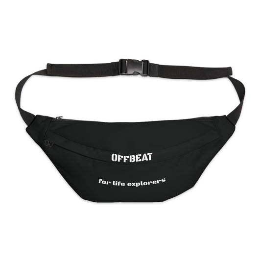 Black OFFBEAT Large Fanny Pack for travel