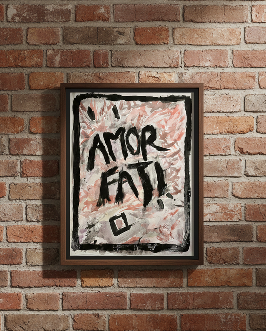 "AMOR FATI" SMALL PAINTING
