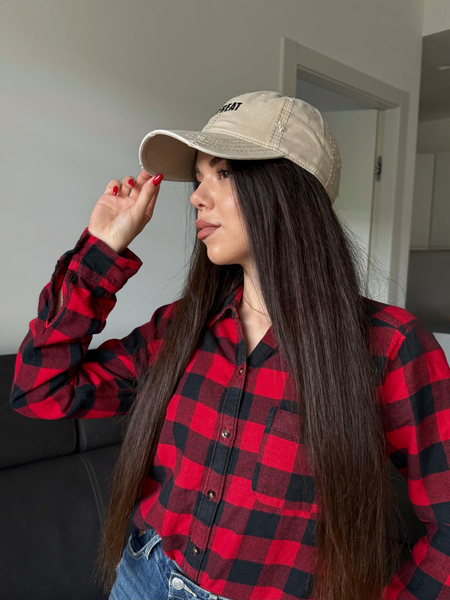 "OFFBEAT" DISTRESSED CAP (WITH YOUR NAME)